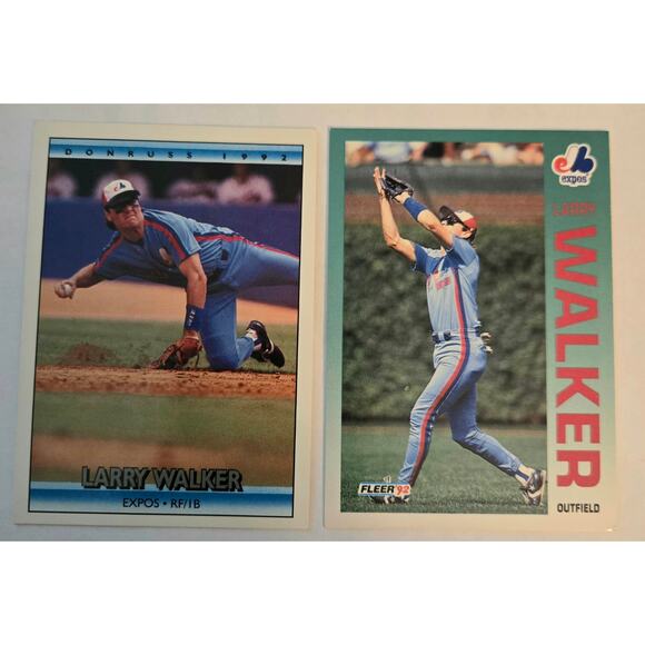 Lot of 11 Larry Walker MLB Baseball Cards - Picture 2 of 13